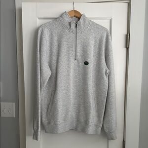 LL Bean athletic quarter-zip sweatshirt, M